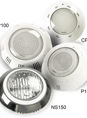 EMAUX意万仕 NS75 NS150 不锈钢AISI 或AISI-306壁挂式泳池水下灯