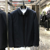 保暖纯色秋冬品质棉衣外套2980元 2色品牌男士 翻领中年爸爸款