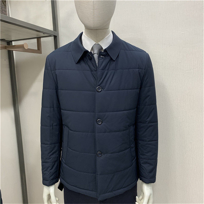 非贤品牌反季断码处理秋冬棉服品牌翻领系扣厚款保暖质感短款棉衣