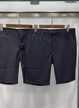 Non-Saints特价处理2025春夏薄款男士休闲短裤黑色商务百搭