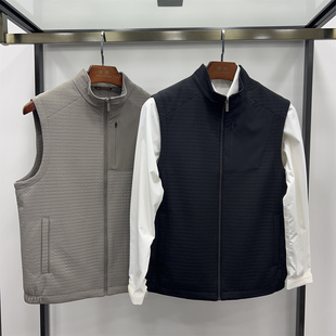 非贤高品质棉马甲男25年秋冬新款休闲热特姆短款立领拉链棉衣坎肩