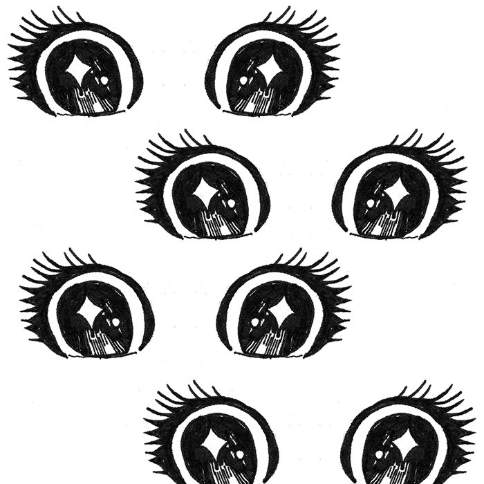 picture出品 眼 纹身贴纸