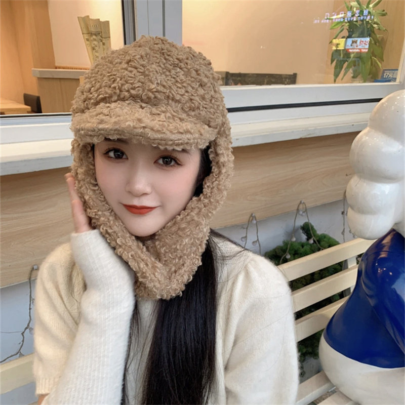 冬季加绒保暖帽男女加厚防风护耳