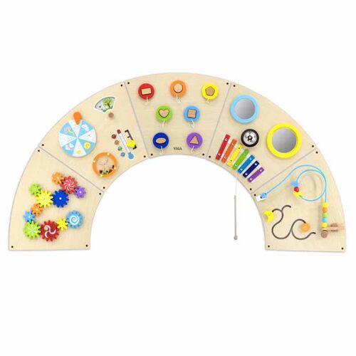 感官彩虹拱门儿童益智墙上玩具