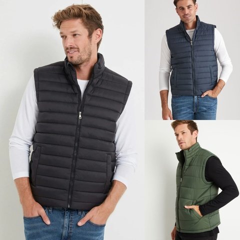 外贸户外男士防风防泼水立领加厚棉马甲秋冬保暖背心百搭马夹8151