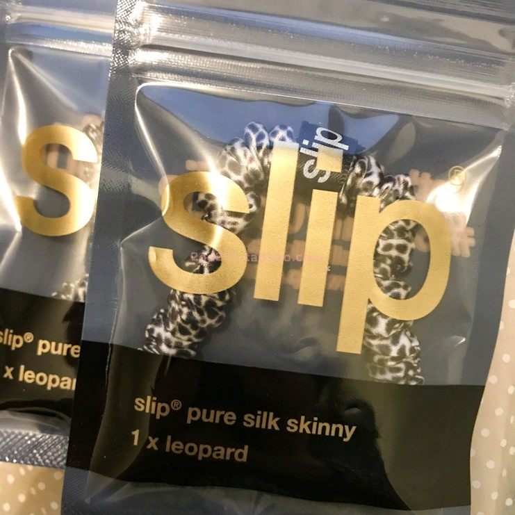 slip限量版包装豹纹桑蚕真丝发圈