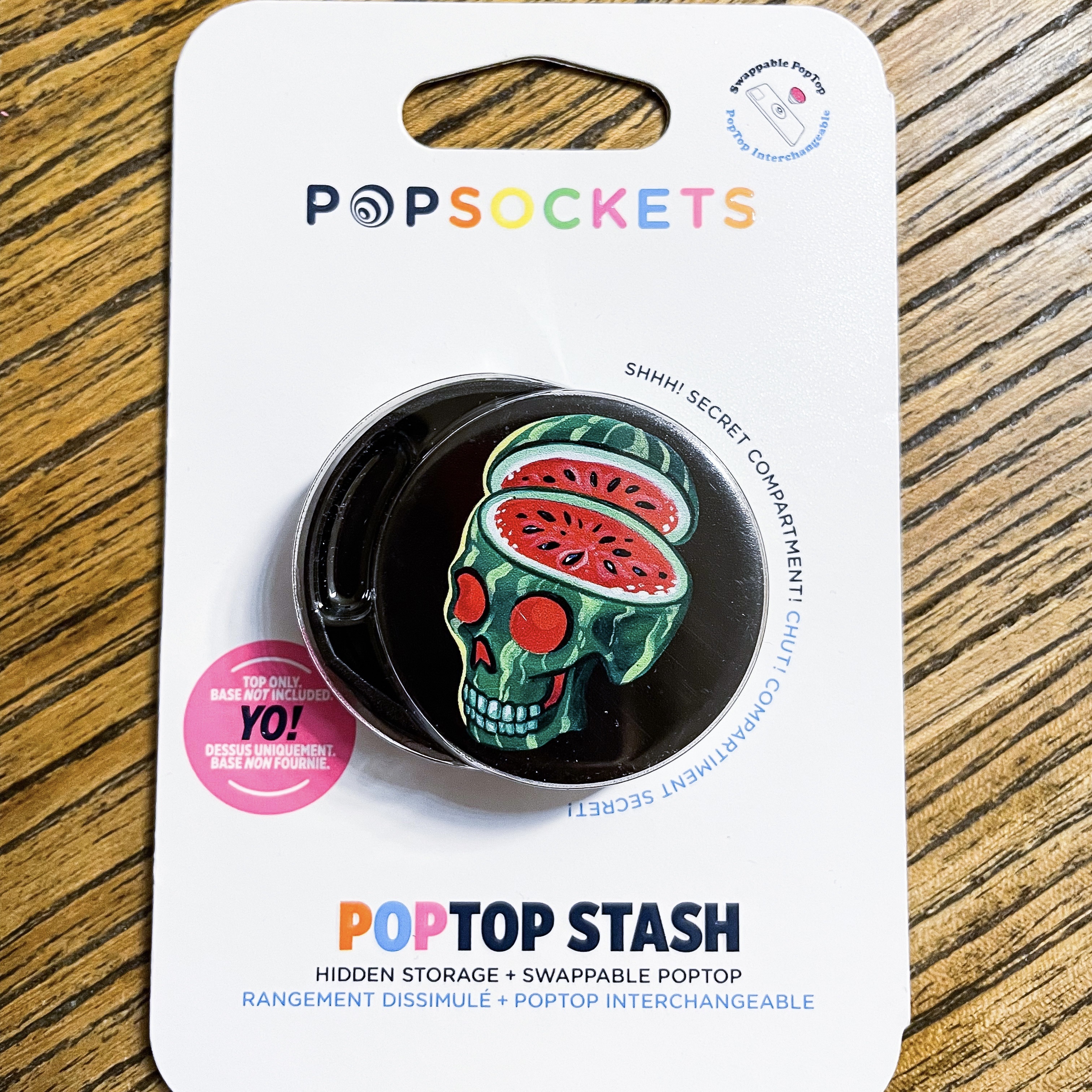 popsockets泡泡骚储物盒手机支架骷髅头西瓜梦幻马卡龙美国代购
