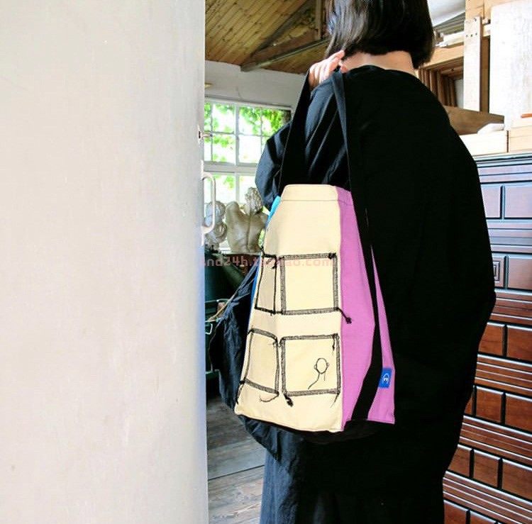 韩国直邮官网正品彩色单肩包手绘