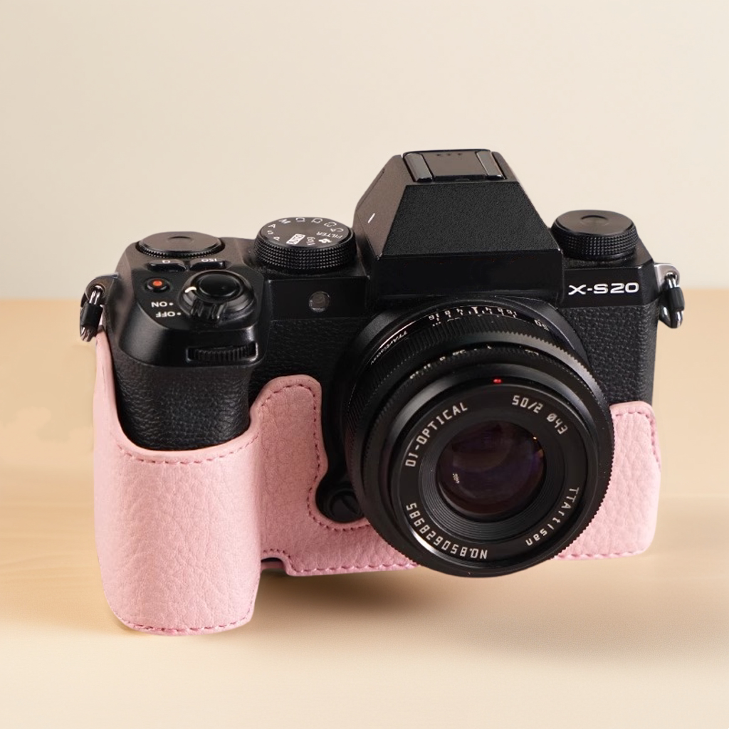 富士XS20保护套xs10相机包xt30三代二代微单底座xt5皮套xt20/10壳