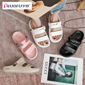 沙滩鞋 罗敷拖鞋 eva洞洞鞋 运动休闲轻便外穿凉鞋 防滑居家夏季 新款