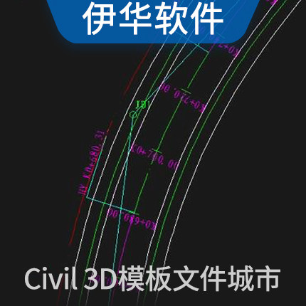 civil 3d dwt模板文件城市道路制作软件中文版扩展包