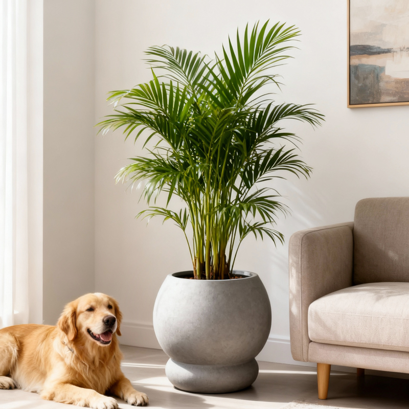 龟背竹天堂鸟琴叶榕水泥花盆透气