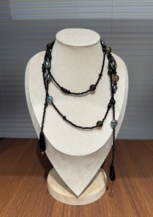 价格咨询 随意多层项链叠戴锁骨链合集 复古小众时尚 串珠拼接长款