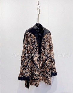 实拍设计师款 气质复女外套 25新款 高端进口面料重工刺绣国风时尚