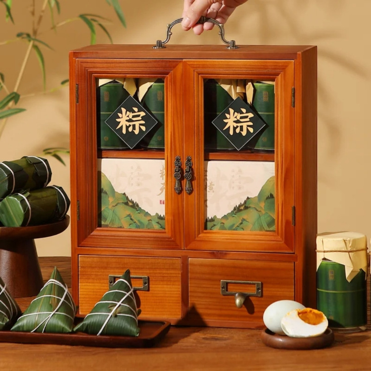 中秋节礼品包装盒月饼礼盒多功能杂物收纳盒节日送礼桌面摆台礼盒