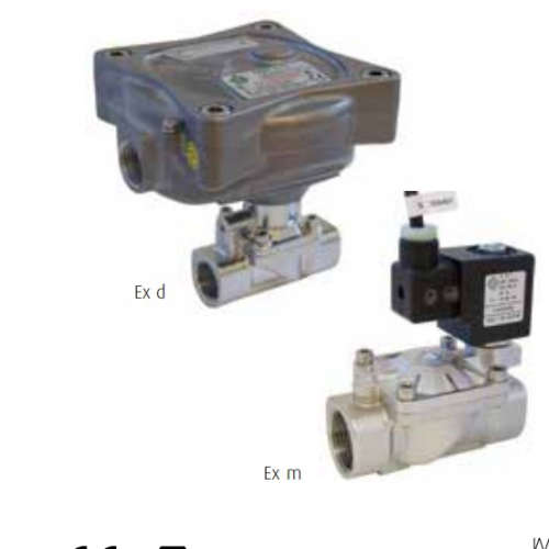 意大利ODE两位两通常闭Exd防爆电磁阀21X2KIV120 21X3KIV190