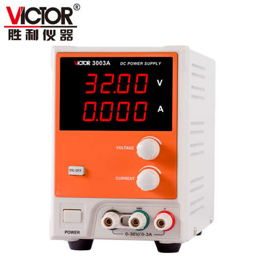 Victor胜利VC3003A直流稳压开关电源可调VC3005A/3010A4位USB输出
