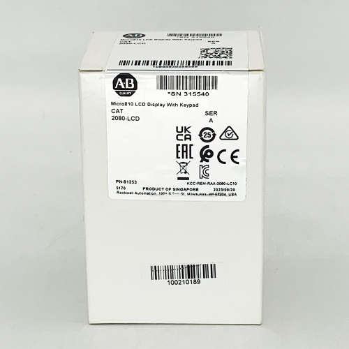 2080-LCD液晶显示器美国罗克韦尔AB全新未拆Micro810 2080LCD