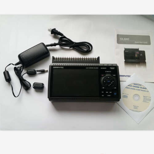 日本图技GRAPHTEC GL840-M多通道便携式温度记录仪，曲线波形