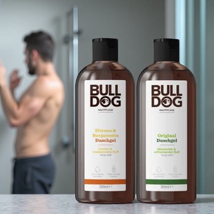 英国Bulldog斗牛犬男士香氛沐浴露300ml 高级精油持久香味