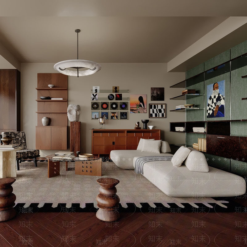 中古风北欧布艺沙发组合现代简约小户型客厅泡芙沙发侘寂复古风,住宅家具,布艺沙发,淘宝优惠券,粉丝福利购,淘宝优惠卷