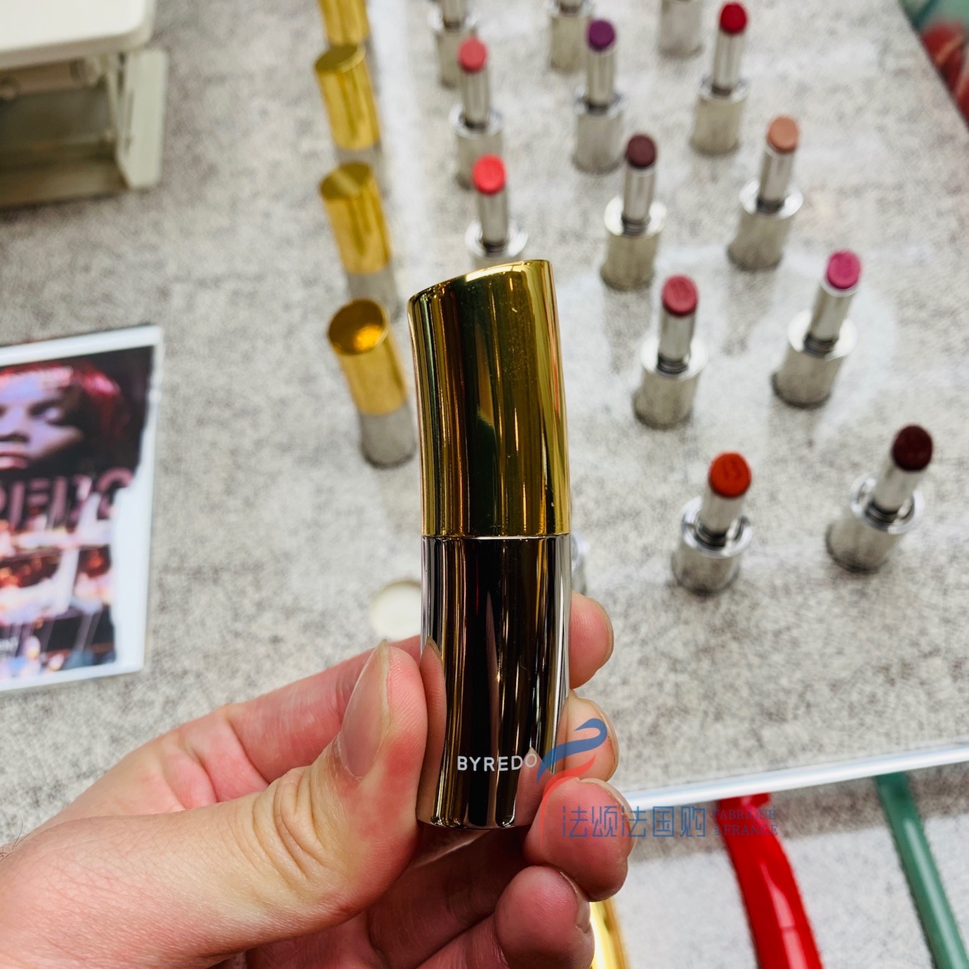 法國專柜BYREDO百瑞德拜里朵 啞光金銀管口紅唇膏 潤唇膏320 347