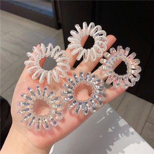 超仙甜美高弹力洗澡实用发圈皮筋手链两用头绳女扎头发绳无痕头饰