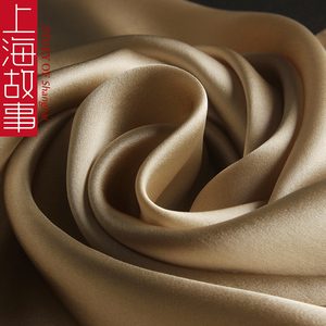 上海故事100%真丝丝巾女2023新款妈妈桑蚕丝防晒围巾薄款夏季春秋