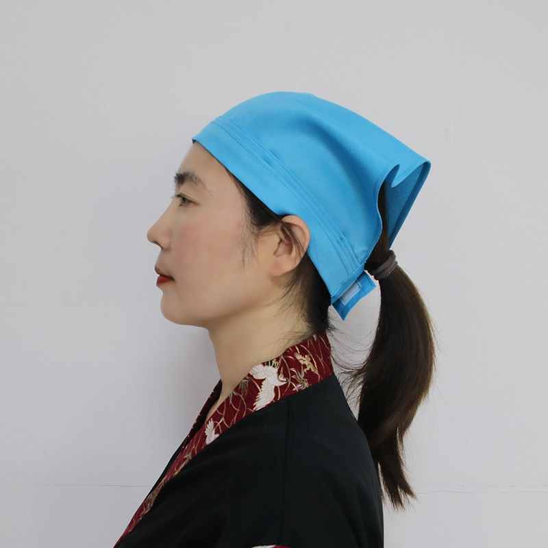 服务员炒菜帽子餐厅厨房防油烟