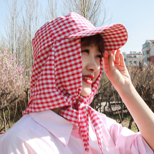 晟琪遮阳防晒帽子女士夏季休闲户外防尘遮阳帽田间农活工作帽