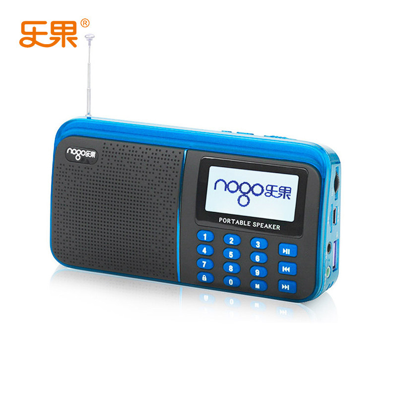 乐果r909插卡音响收音机U盘音箱便携数码mp3音乐播放器老人评书机