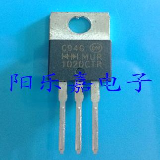 全新快恢复二极管 MUR1020CTR 共阳 10A/200V TO-220 进口原装图片