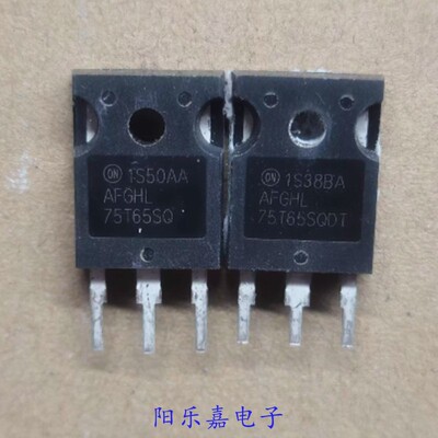 进口IGBT功率管 AFGHL75T65SQDT 75A650V 新能源充电机用
