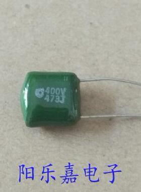 全新涤纶电容 473J400V 0.047UF 2G473J CL11脚距7.5MM