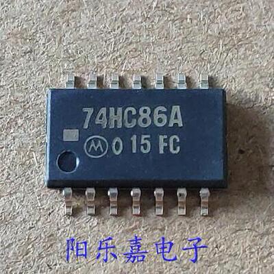 全新逻辑芯片 74HC86A MC74HC86AF 贴片SOP14-5.2MM 进口原装