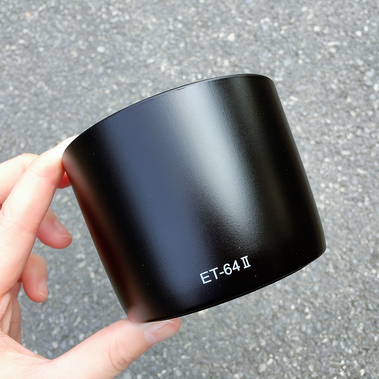 适用于佳能遮光罩ET-64II EF 75-300 IS USM卡口遮光罩遮阳罩摄影