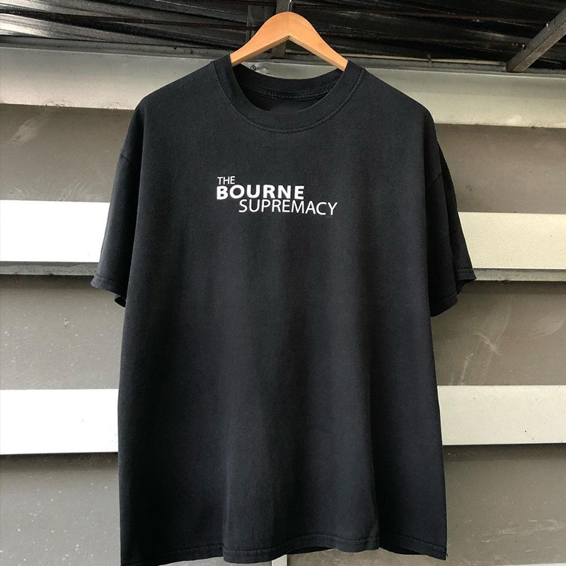 The Bourne Supremacy谍影重重2欧美电影oversize简约短袖男女T恤