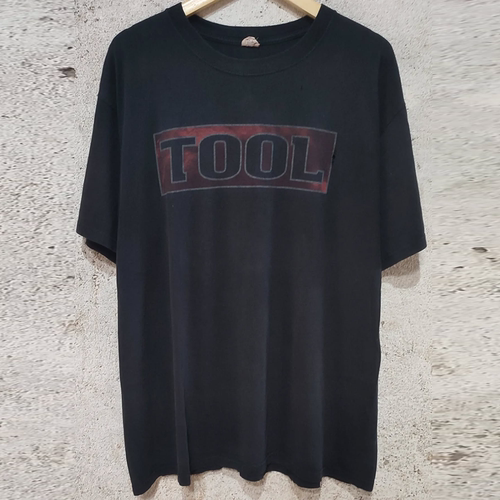 Tool乐队巡演短袖T恤暗黑摇滚风vintage古着简约oversize纯棉半袖