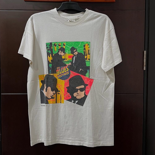 The Blues Brothers电影美式复古波普艺术oversize休闲短袖T恤潮