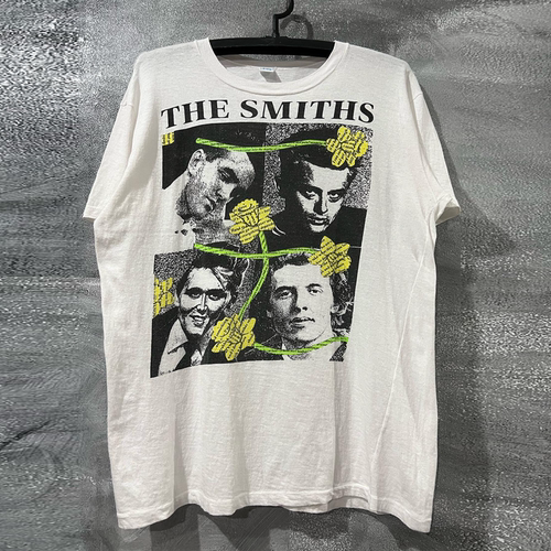 The Smiths摇滚乐队美式复古高街朋克休闲潮牌oversize短袖T恤棉