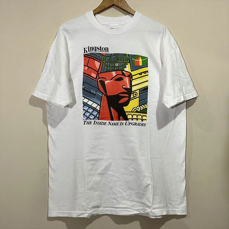 THE INSIDE NAME IN UPGRADES美式潮牌男女短袖欧美复古情侣T恤