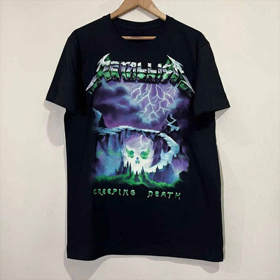 METALLICA Creeping Death 泰版金属乐队男女潮流复古印花短袖T恤