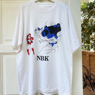 Cityboy趣味字母印花T恤男 Killers电影卡通动漫短袖 Natural Born