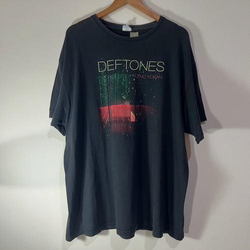 Deftones乐队高街暗黑重机车风美式复古post-punk潮牌痞帅短袖T恤