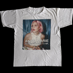 潮 T恤Cityboy复古高街西海岸风重磅棉半袖 Anne Marie人像插画短袖