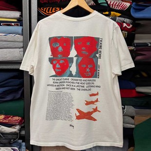 Talking Heads传声头乐队美式街头潮牌短袖T恤vintage古着感半袖