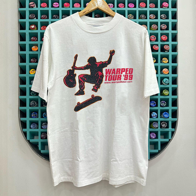 WarpedTour运动音乐节美式T恤棉