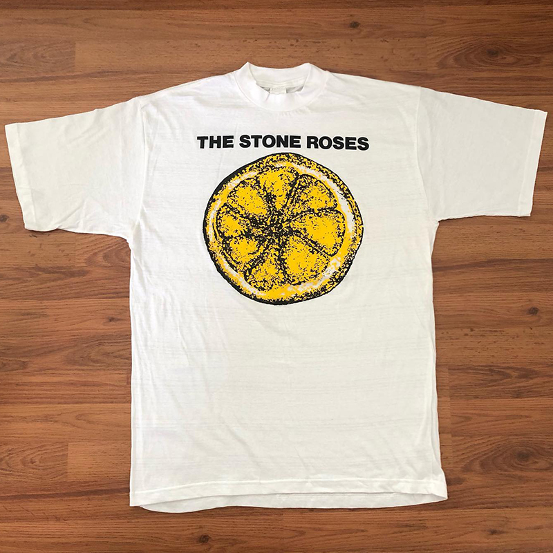 The Stone Roses石玫瑰摇滚乐队泼墨美式艺术设计感男女短袖T恤棉