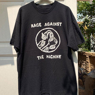 Rage Against the Machine暴力反抗机器乐队短袖说唱休闲男女T恤