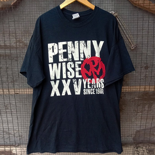 Pennywise乐队美式字母短袖T恤棉